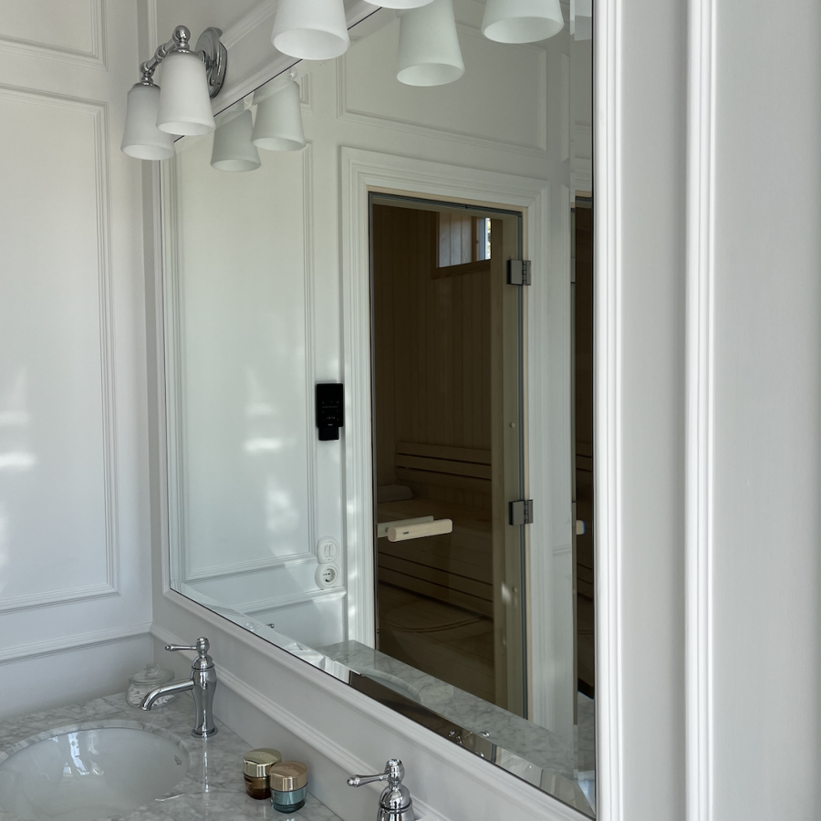 Spegel med fasettslipning_ringstromsglas